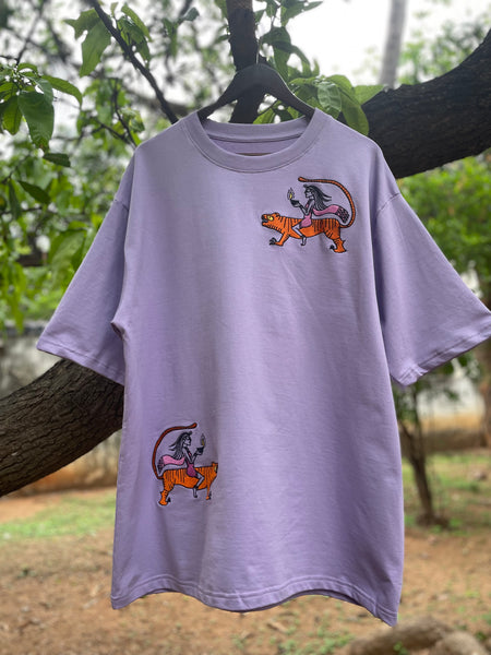 Embriodered Devi T-Shirt - Anahaत