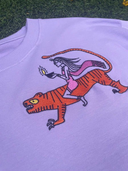 Embriodered Devi T-Shirt - Anahaत