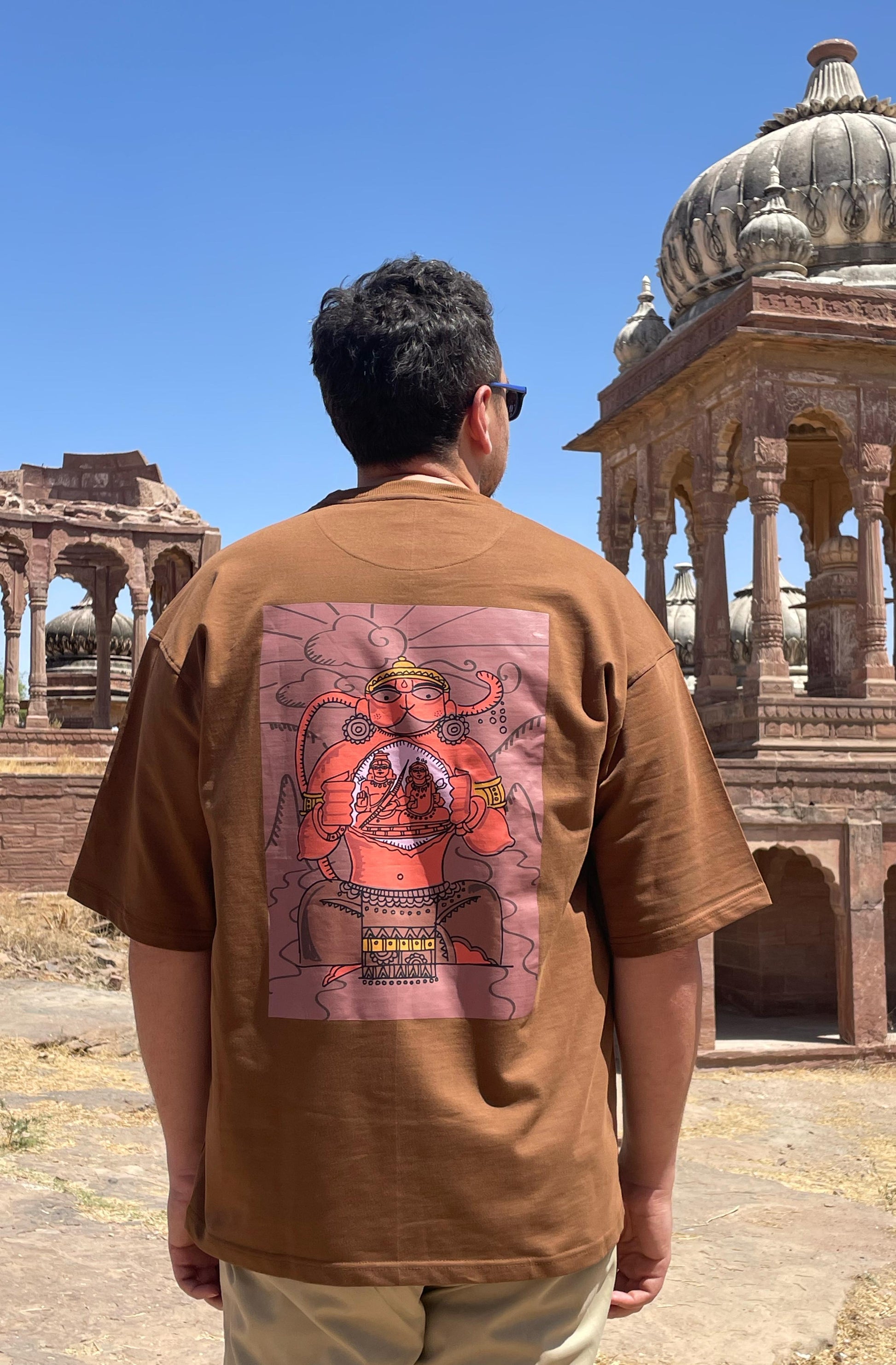 Divine Protector - Hanuman T-Shirt - Anahaत
