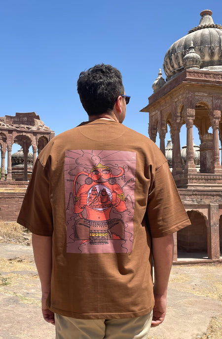 Divine Protector - Hanuman T-Shirt - Anahaत